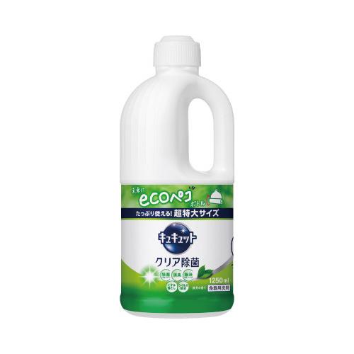 Nước rửa chén KAO Kyukyuto hương trà xanh (1250ml) - Chai mới